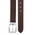 Men's Genuine Leather pin buckle belt- Brown